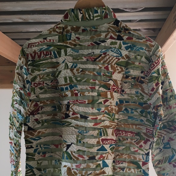 Life Style Petite Womens Jacket colorful stripes - Picture 6 of 6